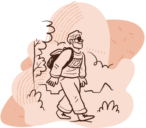 Man Hiking Image